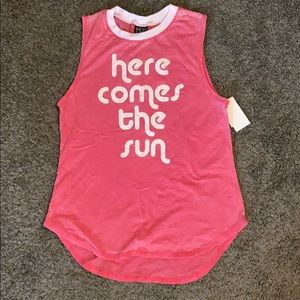 NWT Here comes the sun tank top
